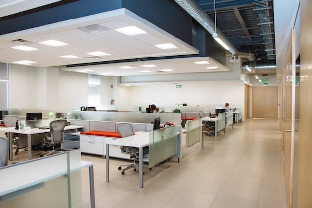 A picture of a commercial furniture install job by Ray Hamilton in Cincinnati
